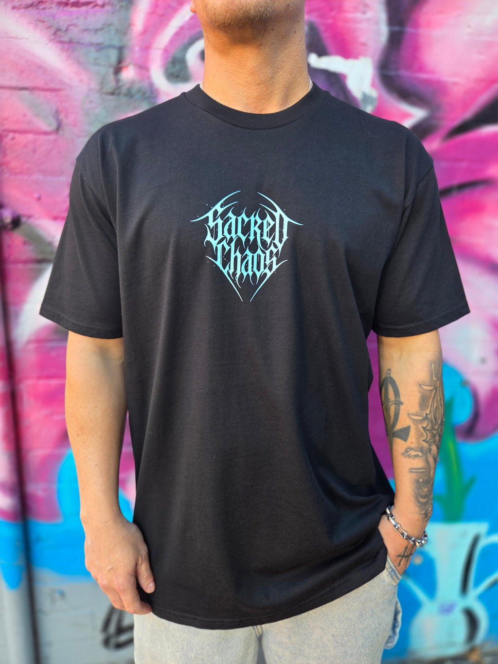 Sacred Chaos Rise Regular Tee - Black