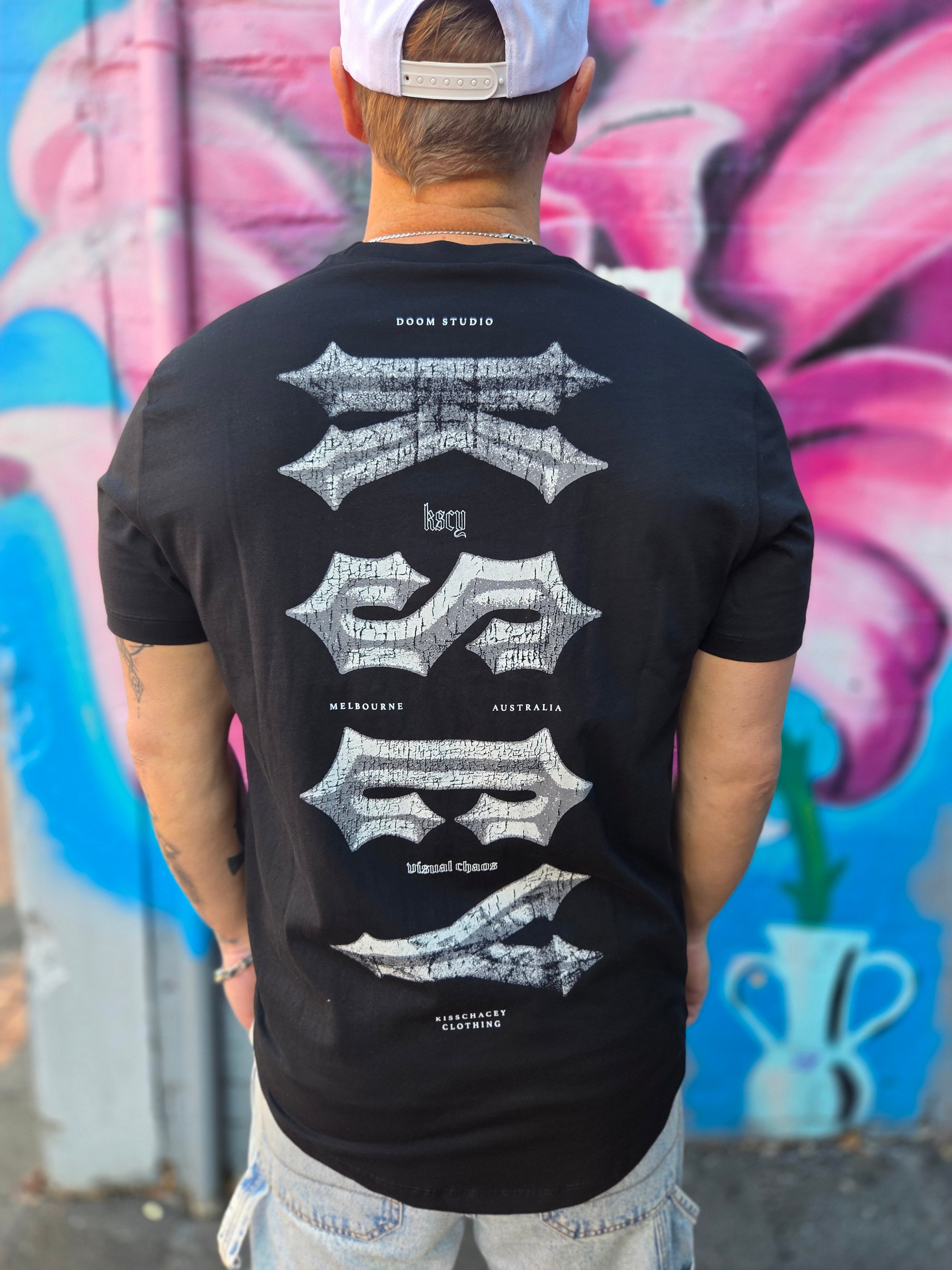 Encryption Duel Curved Tee