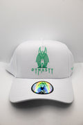 Dynasty Hat - White/Seafoam green